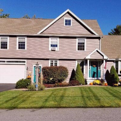 Willie C. & Sons Landscaping installed a fresh, full new lawn for this residential home.